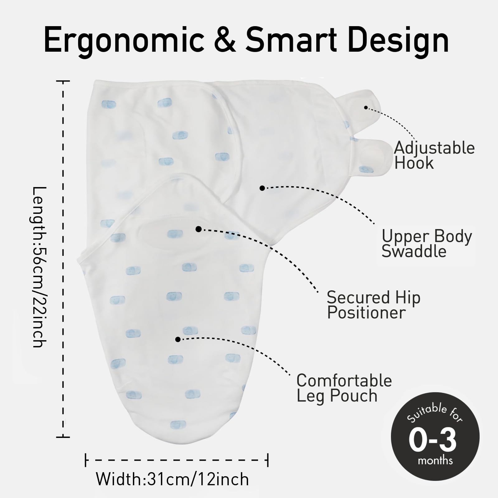 GLLQUEN BABY two-way stretch fabric offers durability and easy movement.
