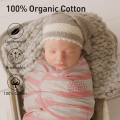 GLLQUEN BABY swaddle with adjustable wings and hook-and-loop fasteners