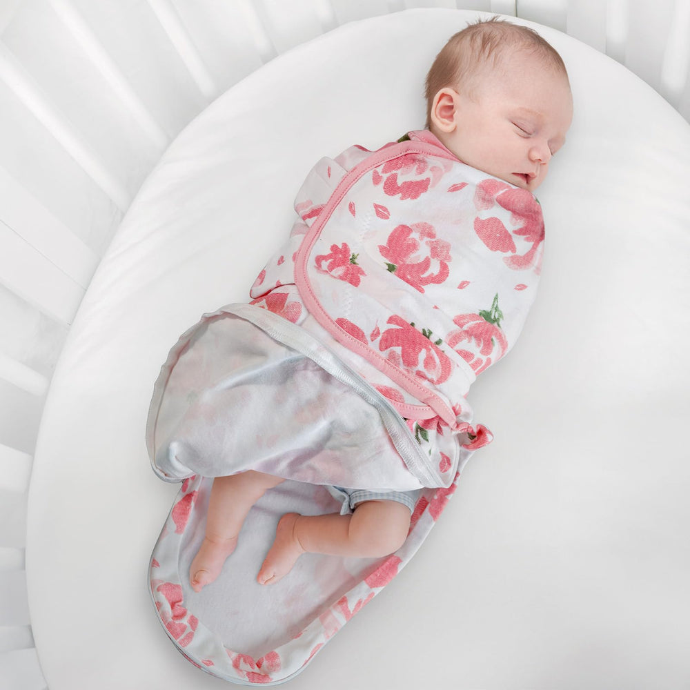 GLLQUEN BABY zipper-swaddle for quick diaper changes and secure snugness