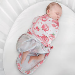 GLLQUEN BABY zipper-swaddle for quick diaper changes and secure snugness