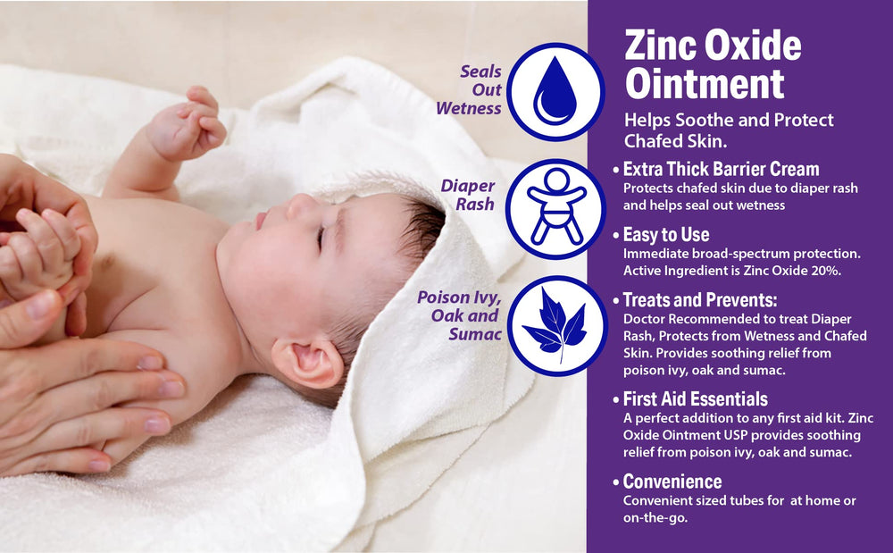 Globe Zinc Oxide ointment seals out wetness on skin