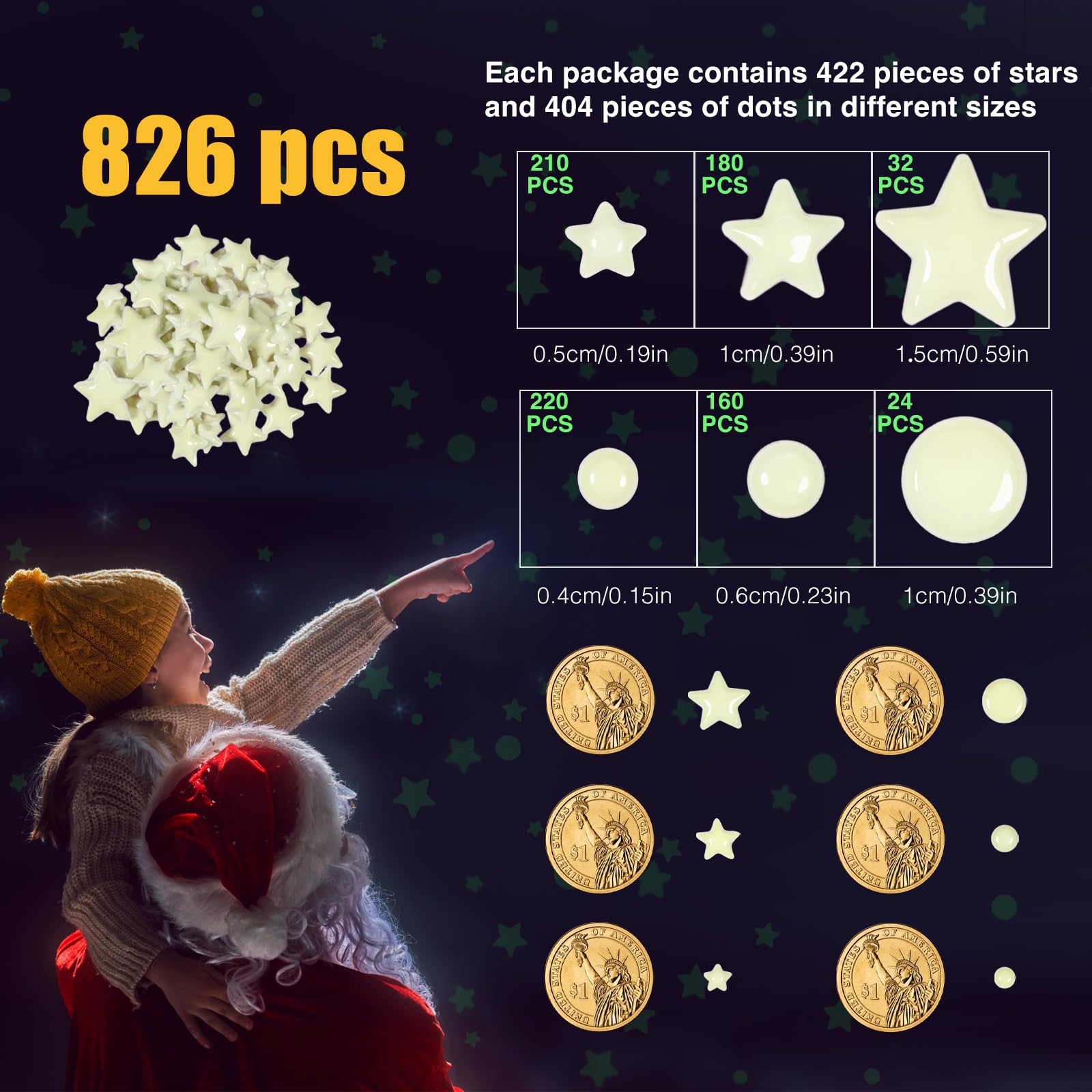 GLOCARNIVAL party-favor stars add a glowing touch to celebrations