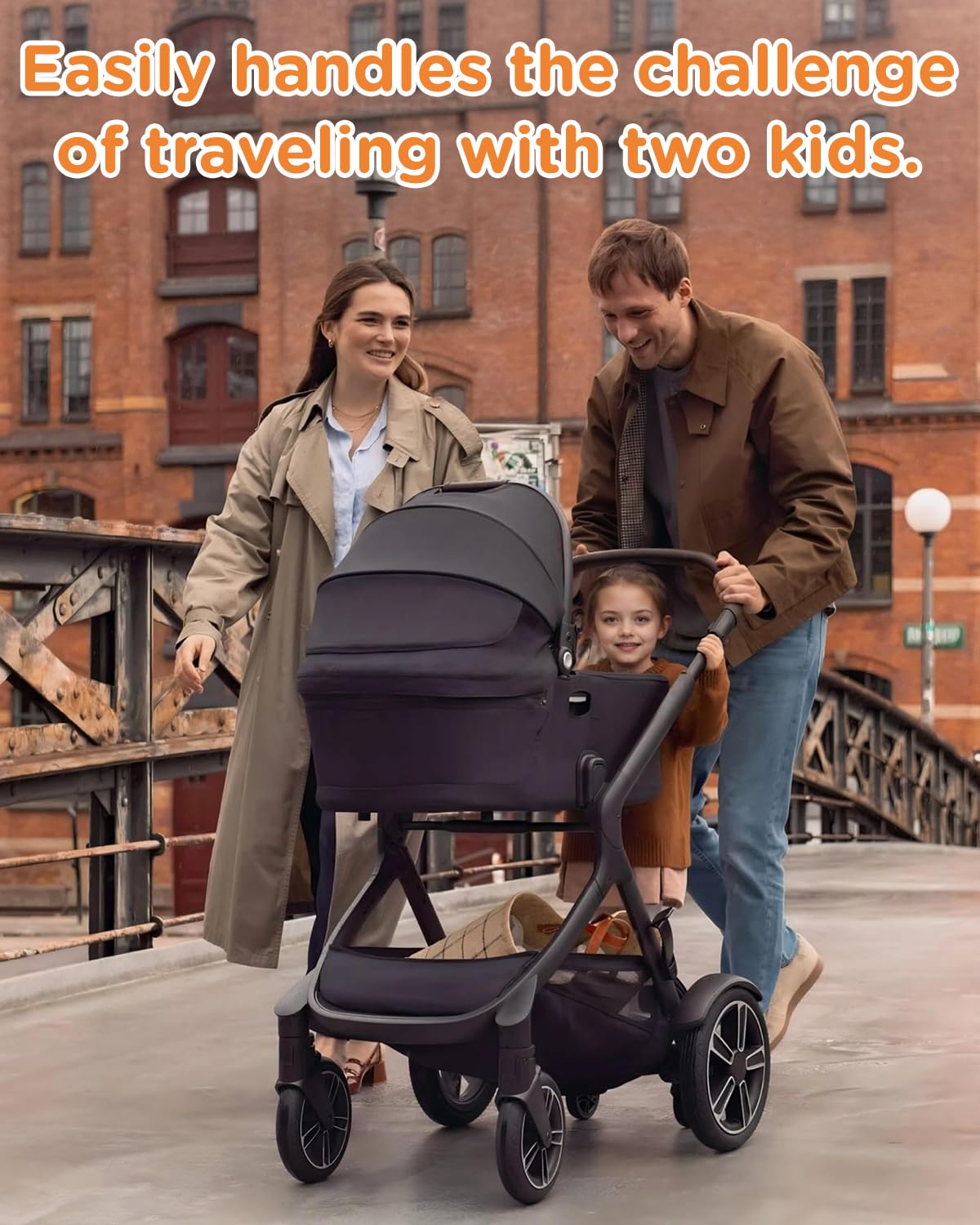 Glofex universal stroller board folded storage keeps it compact and ready.