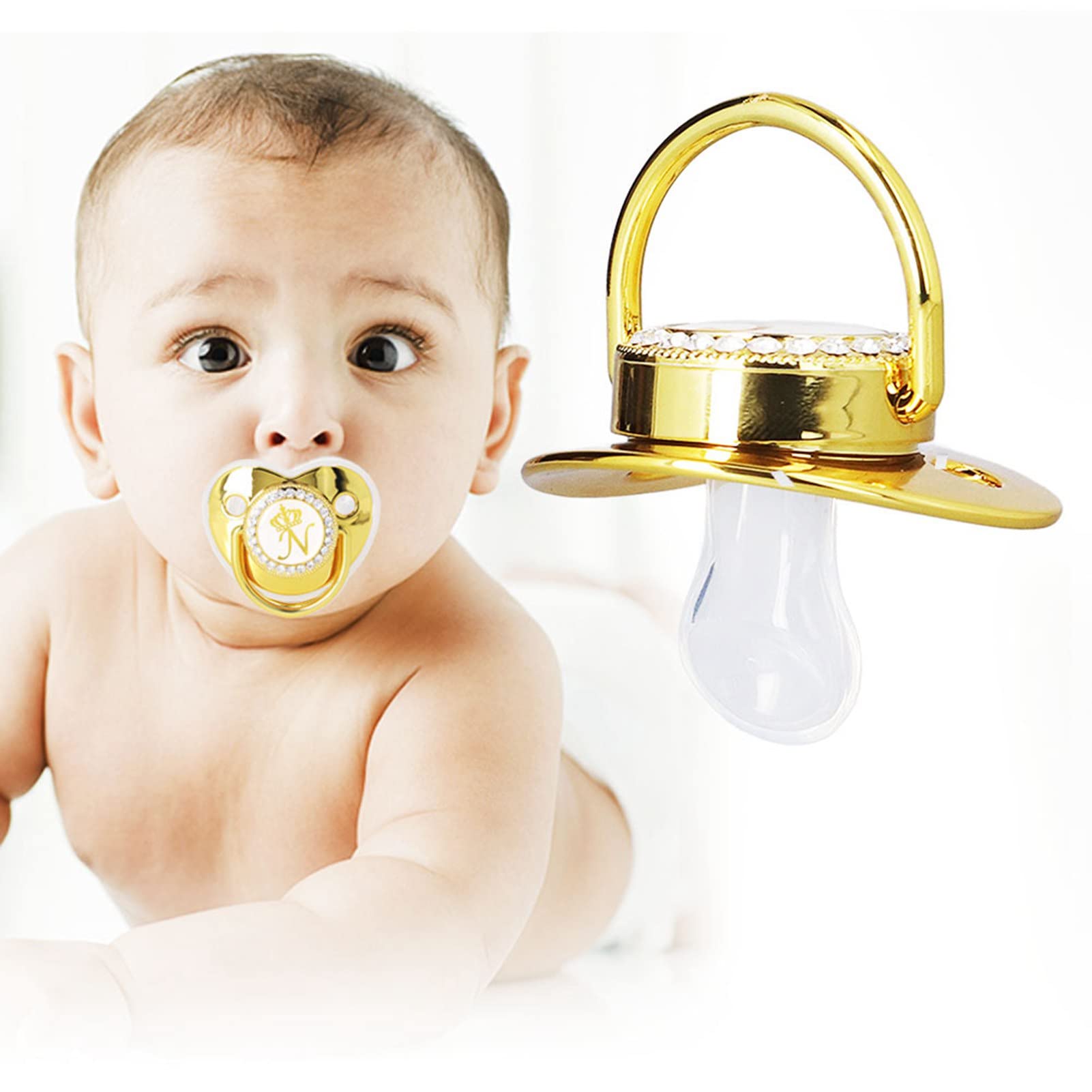 GLOGLOW pacifier clip attachment keeps pacifier secure and close.