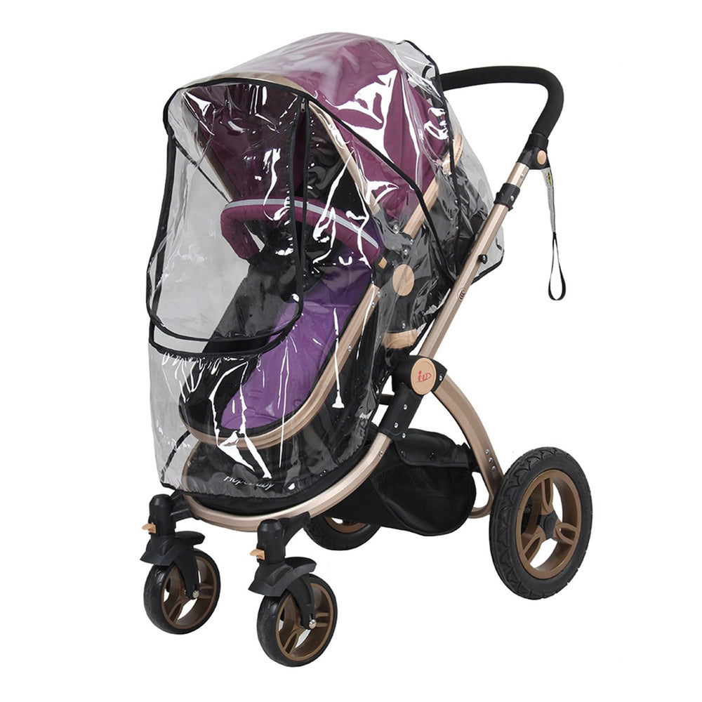 Glomora clear PVC window lets you watch your child without removal.