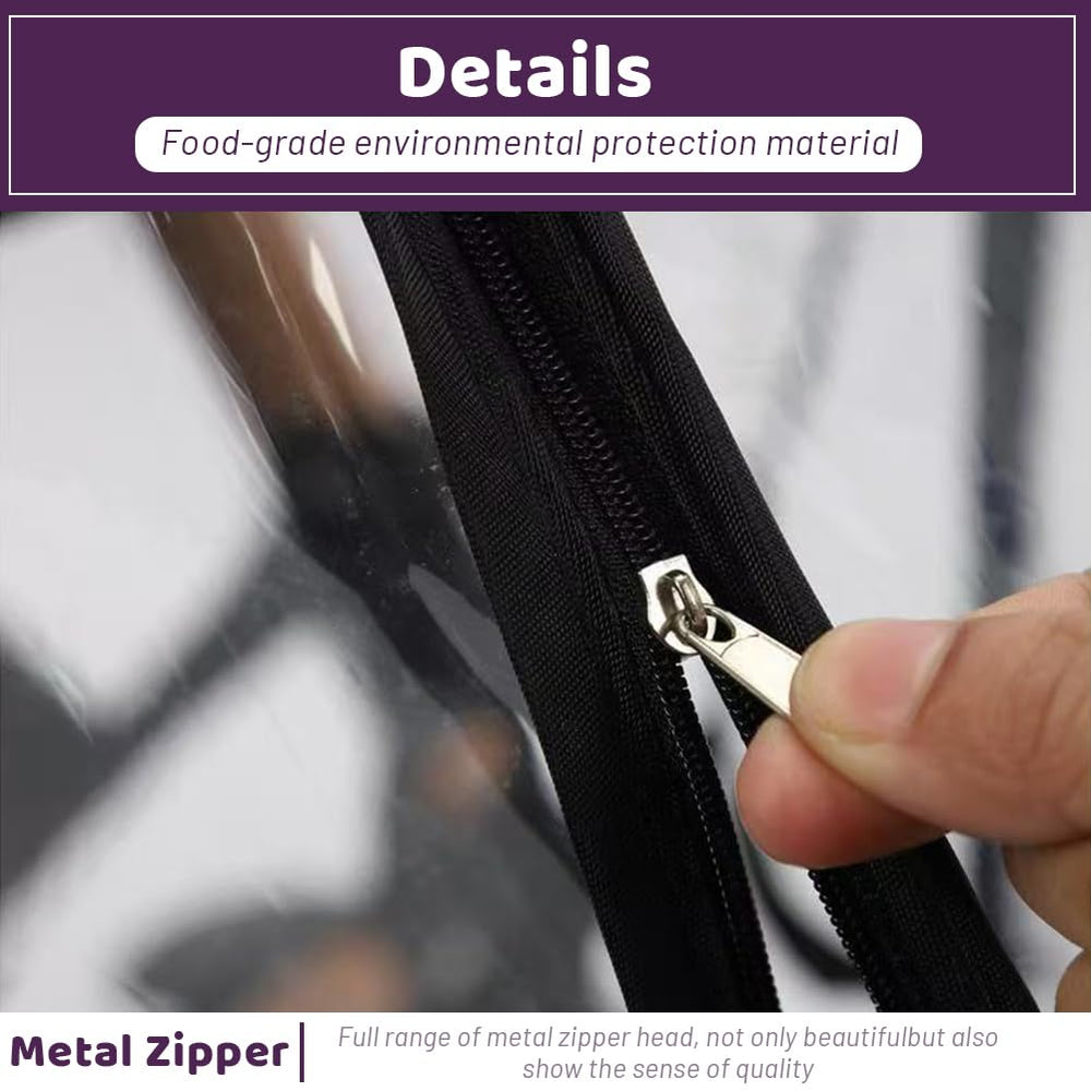 Glomora foldable rain cover folds compactly for easy storage and travel.