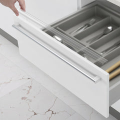 Glosaie cabinet edge protector 18in provides invisible corner protection.