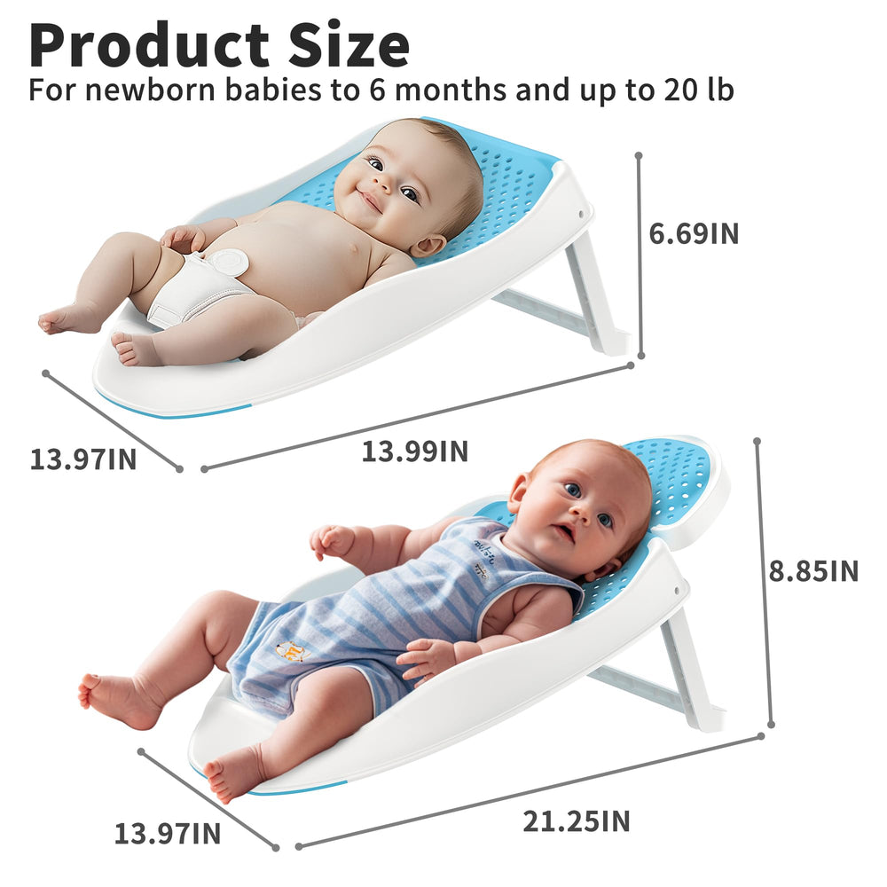 GloTika non-slip surface keeps baby safely in place.