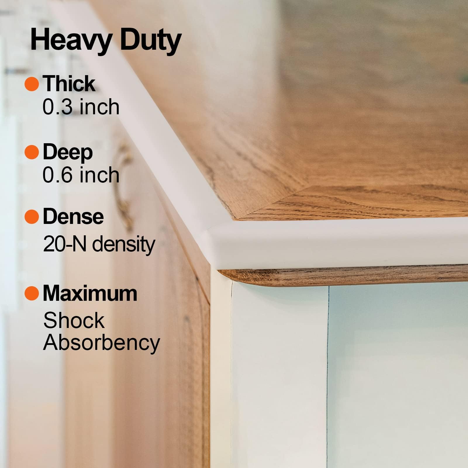 Gloval Baby edge protector with 20ft coverage for long furniture edges.