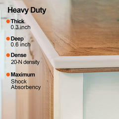 Gloval Baby edge protector with 20ft coverage for long furniture edges.