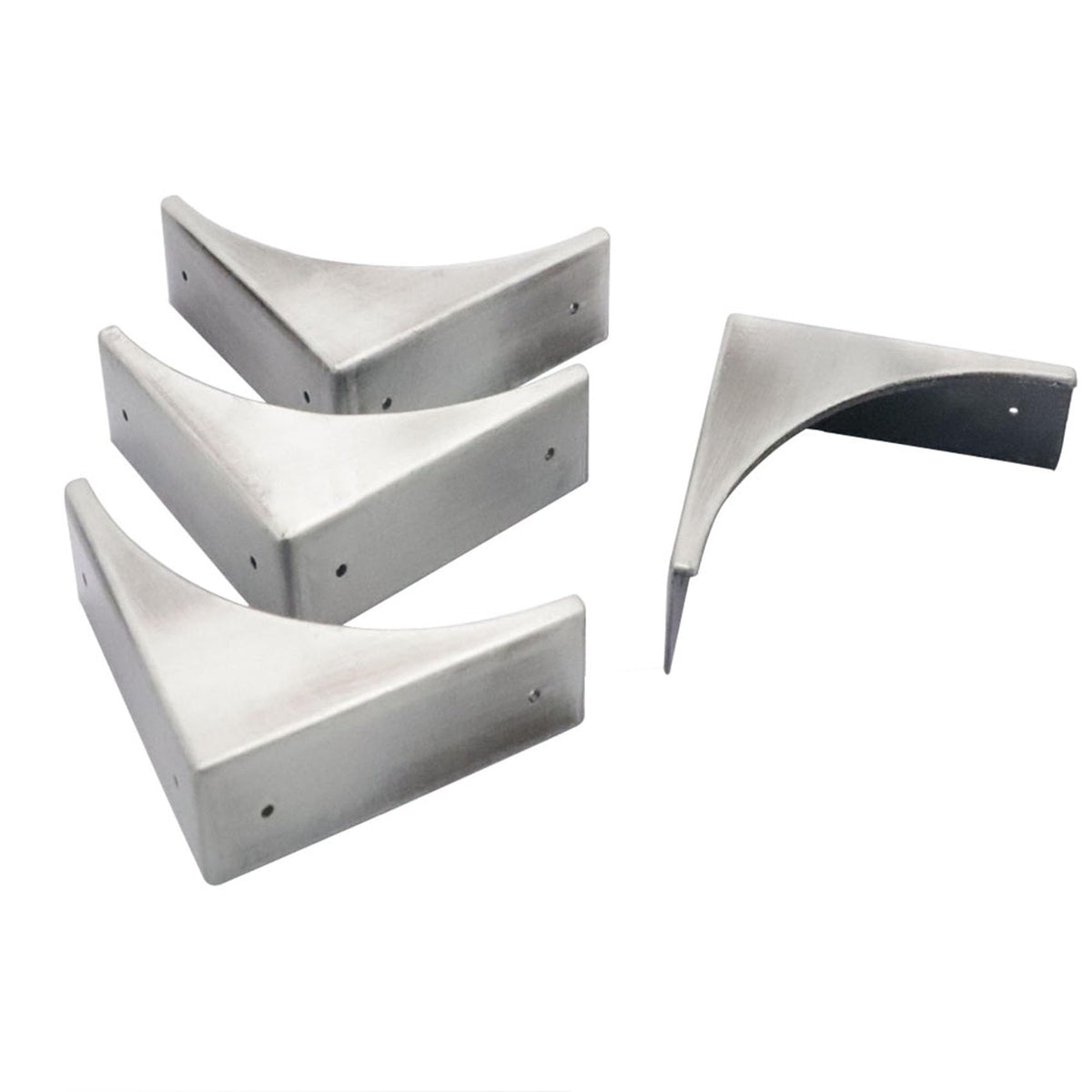 glrovazas metal box corner protector front view shows sleek protection for furniture corners