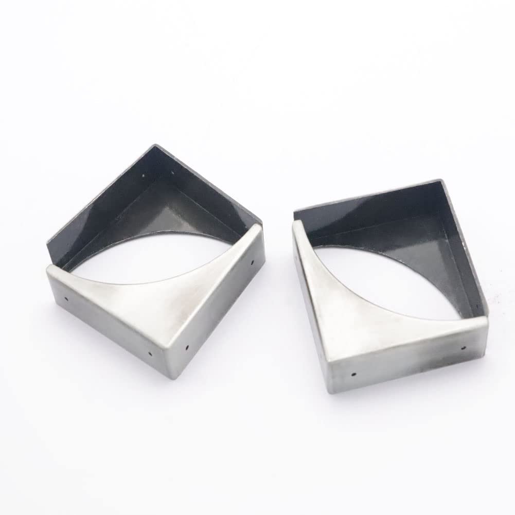 glrovazas silver corner protectors pack highlights durable metal construction and easy installation
