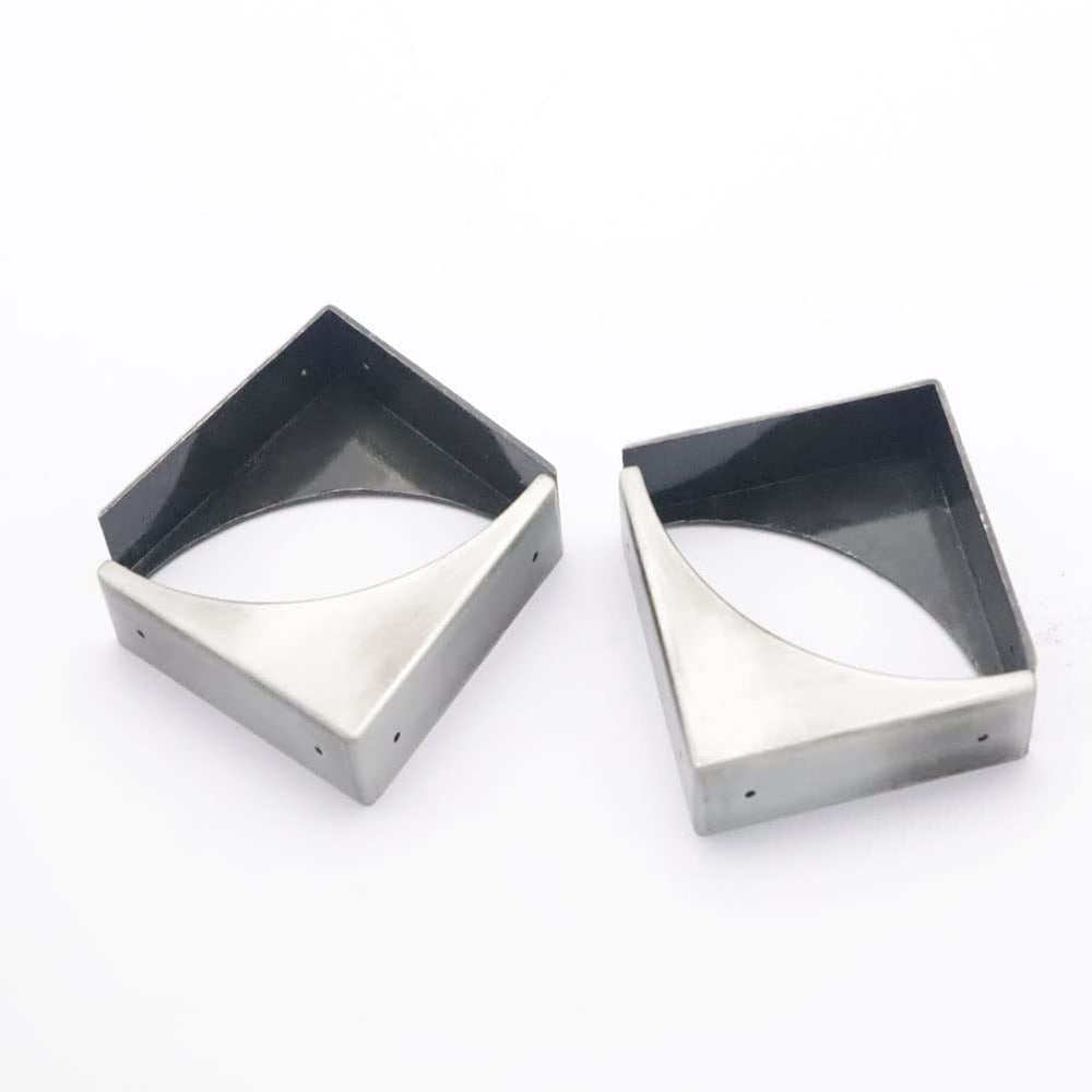 glrovazas silver corner protectors pack highlights durable metal construction and easy installation