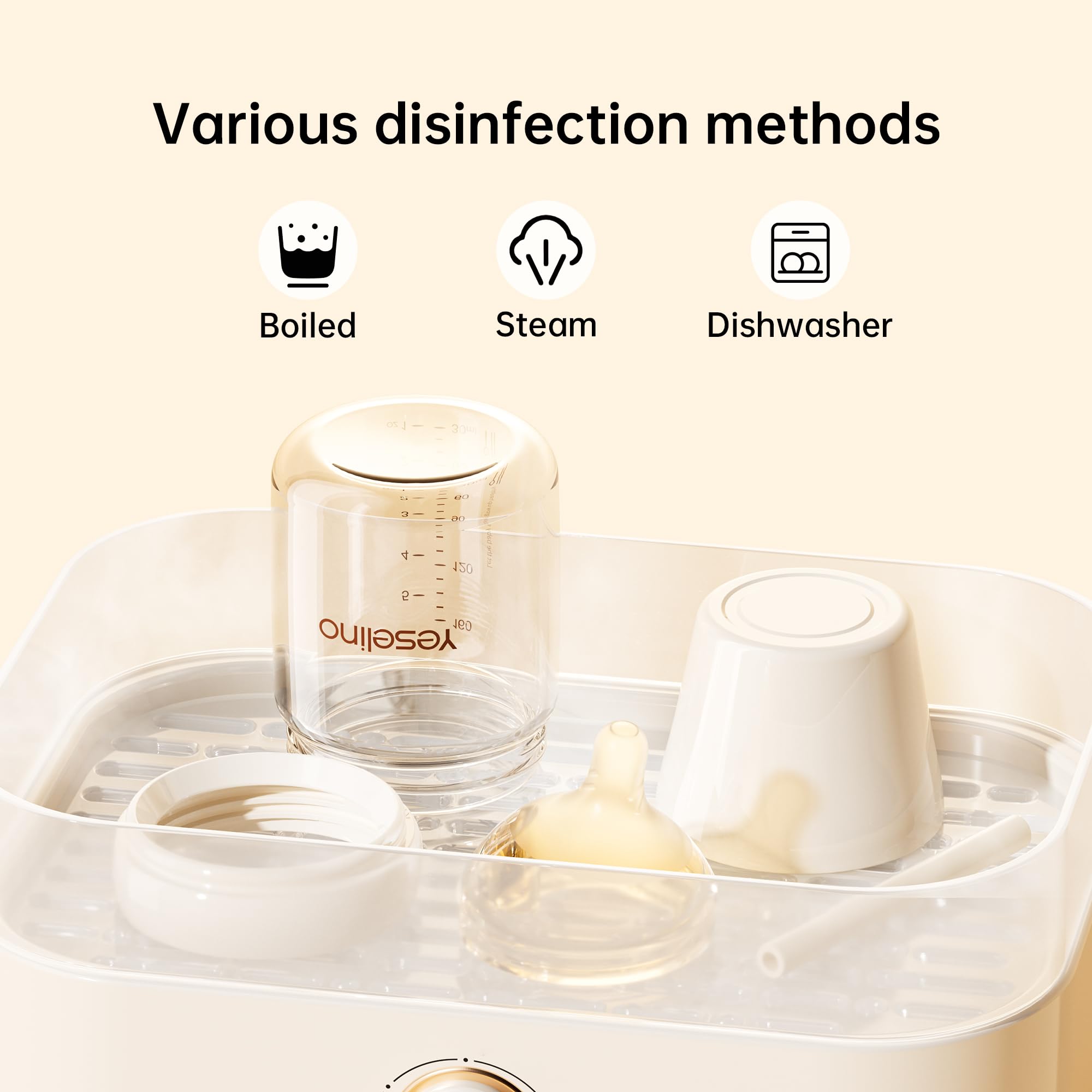 Glusmami two-pack includes four nipples for quick size changes and extended use.