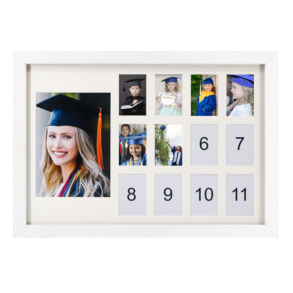 GMFrames my-first-year-frame-tabletop-easel supports versatile display on desks or shelves