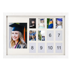 GMFrames my-first-year-frame-tabletop-easel supports versatile display on desks or shelves