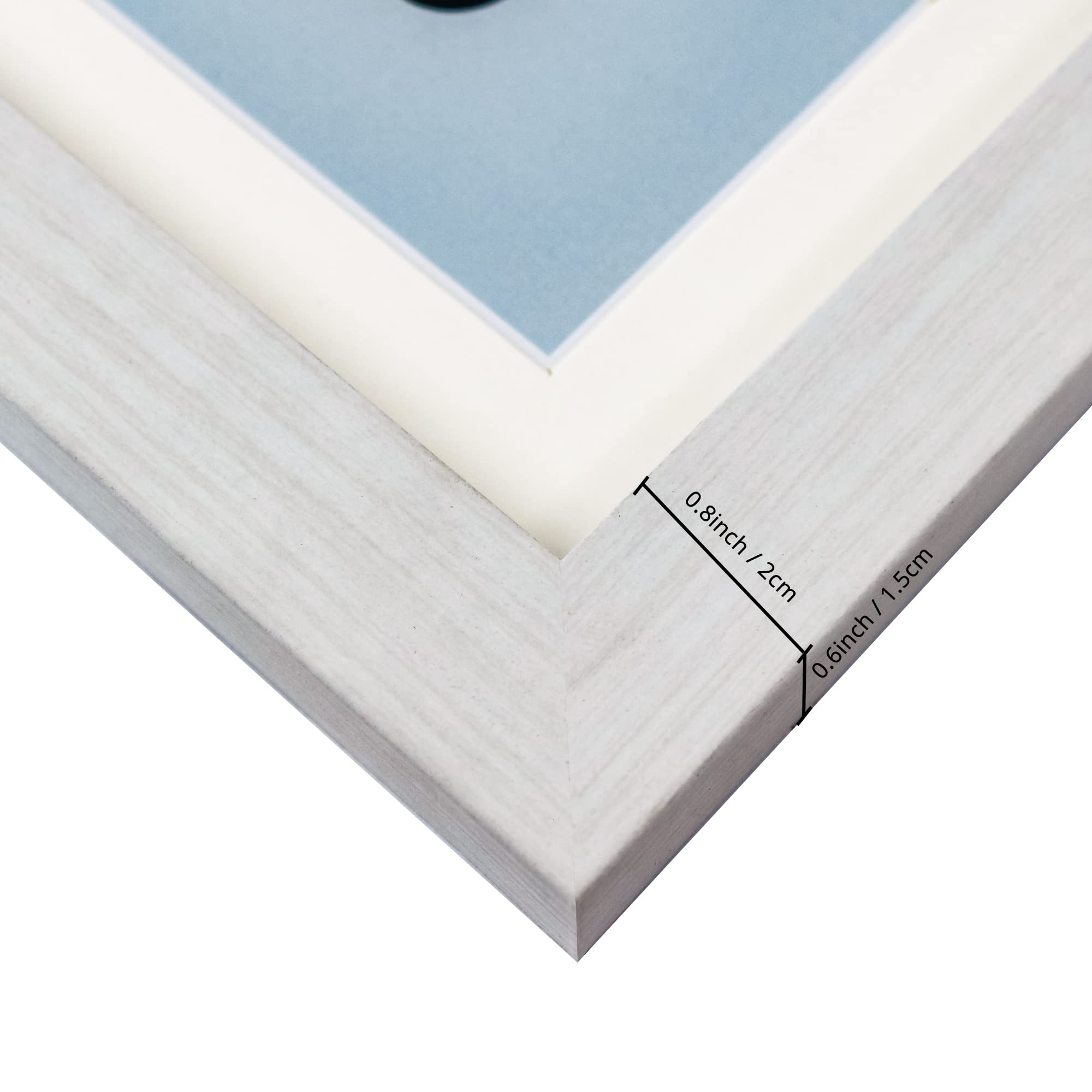 GMFrames white-mat-layout coordinates with decor while highlighting child photos