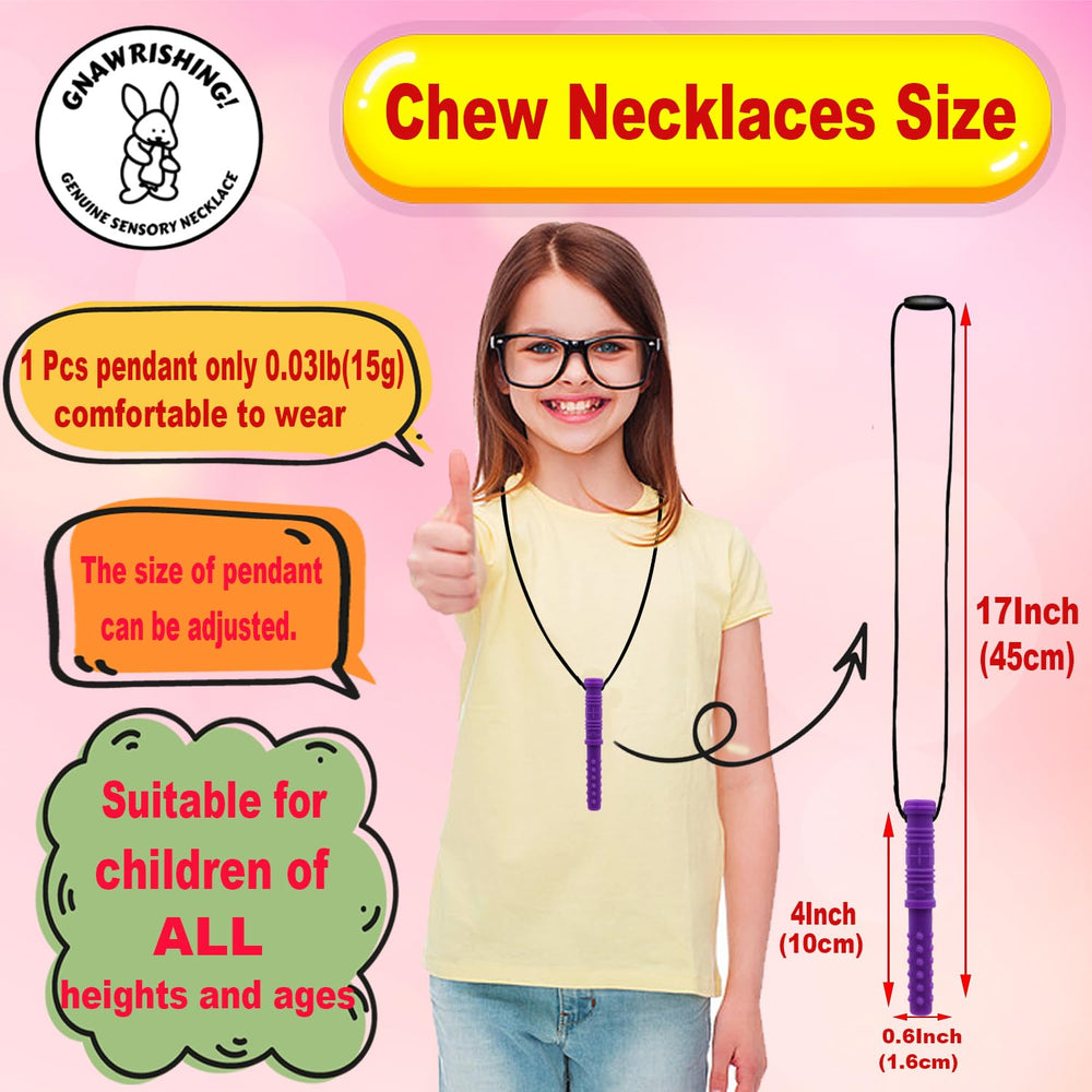 GNAWRISHING Chew Necklaces textured surface closeup highlighting tactile dots