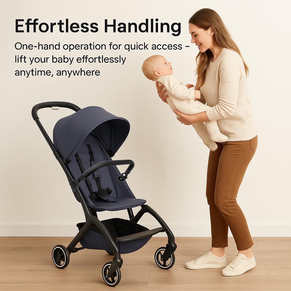 GOCKUAP secure attachment to Joolz AER+ keeps bar steady during strolls.