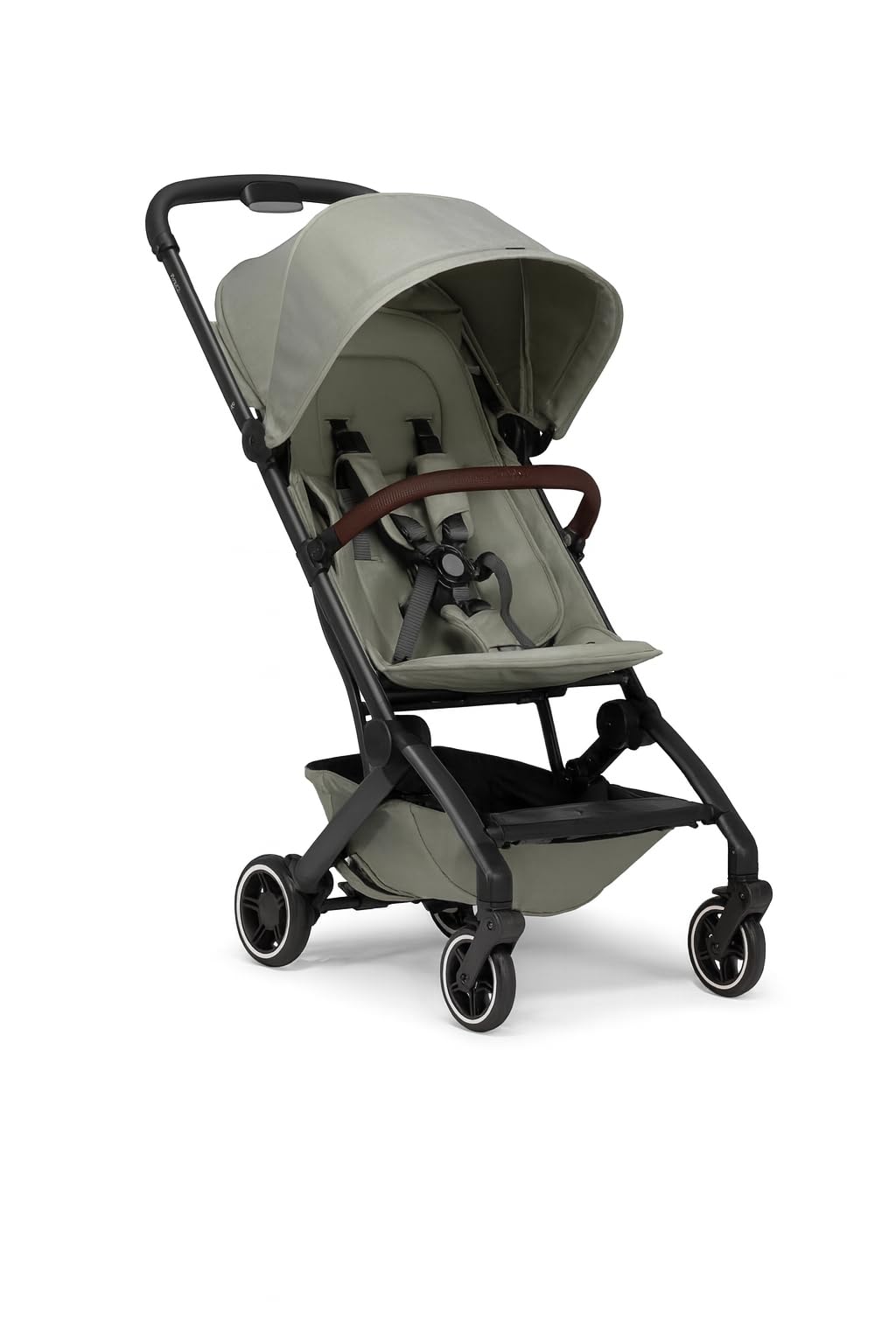 GOCKUAP textured leather finish adds elegant stroller detail.