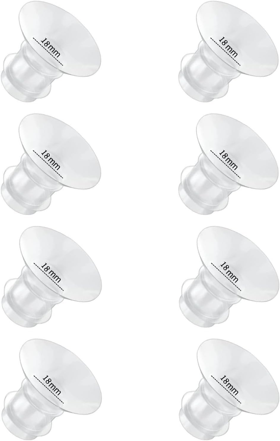 GOCROWEEN flange inserts 18mm provide adjustable comfort for 24mm shields