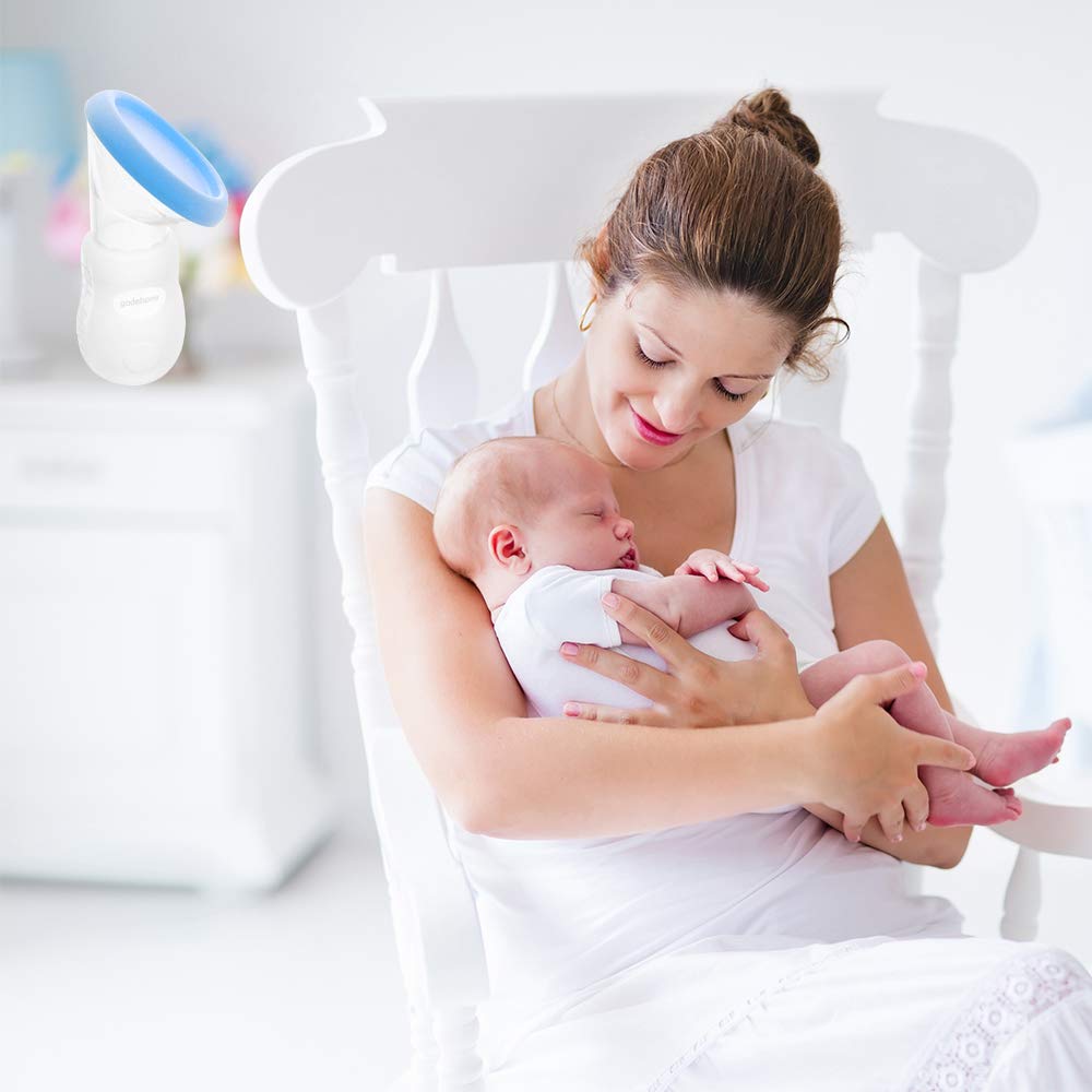 Godehone silicone breast pump set supports baby-friendly feeding routines