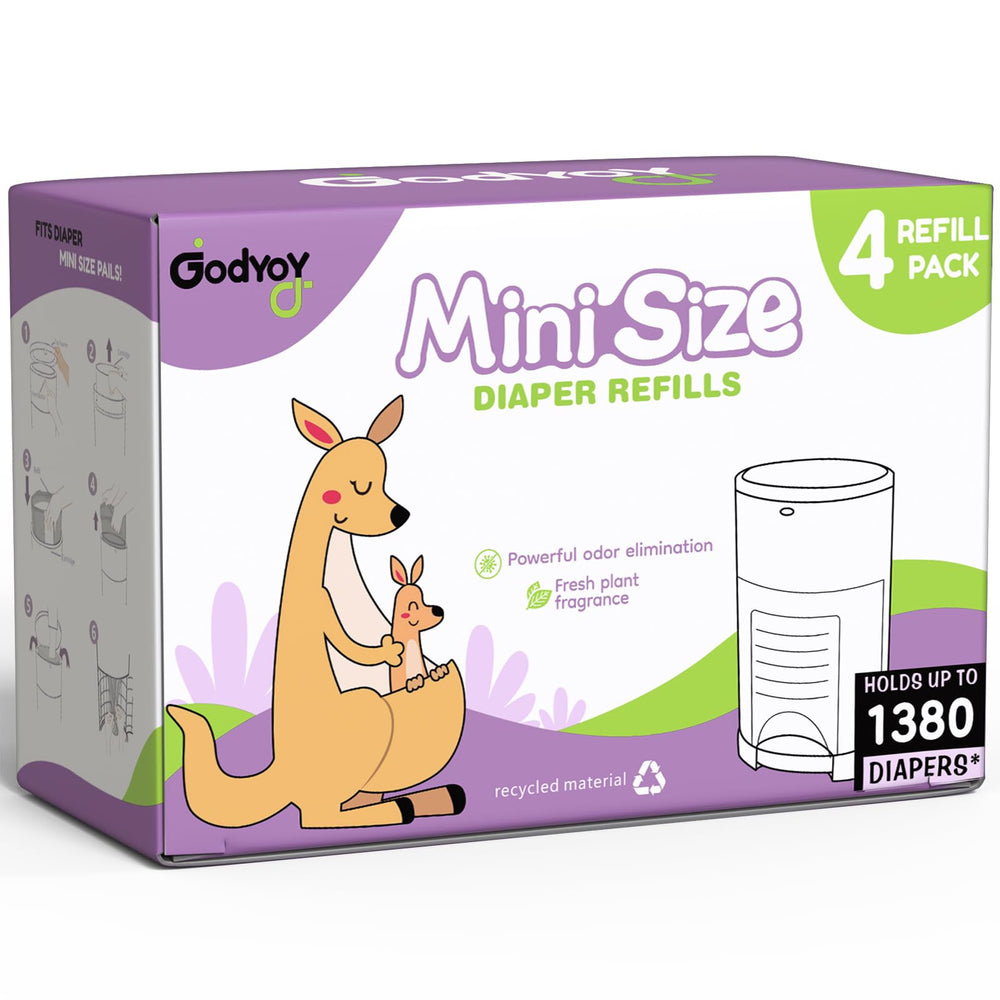 Godyoy easy-to-use refills speed up diaper changes.