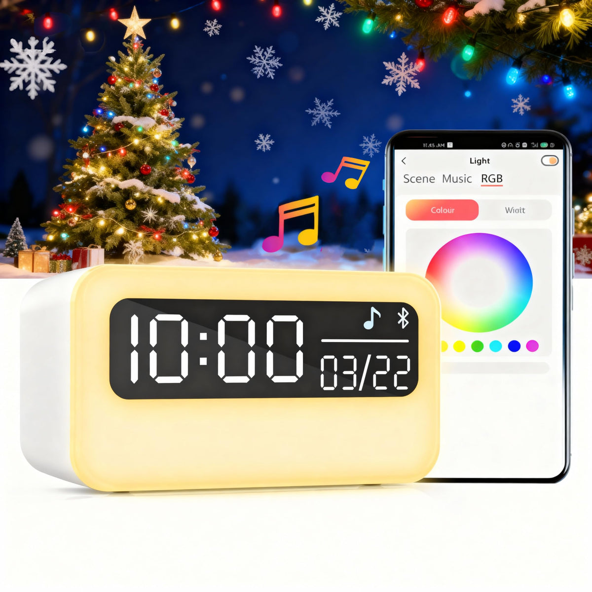 GOEATVE 4-in-1 white-noise machine front-view promotes a calm sleep environment