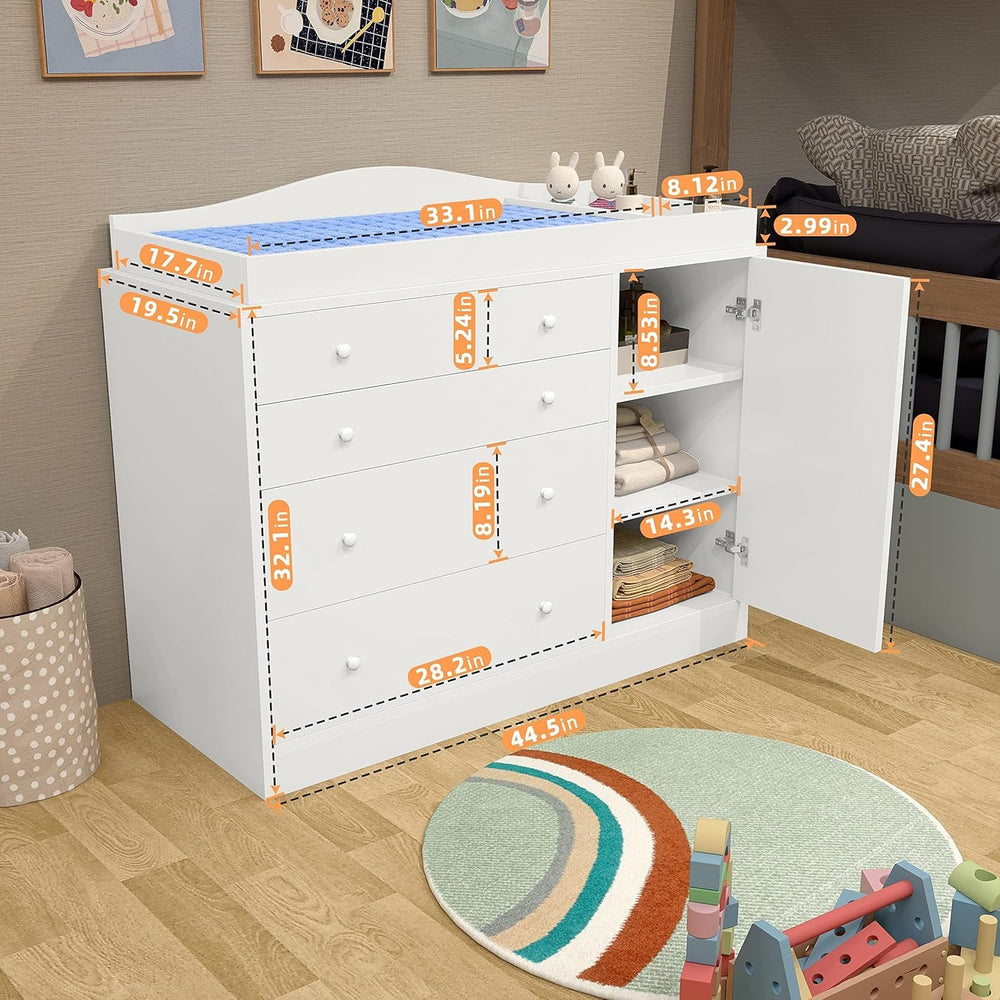 GOFEI drawer storage closeup showing smooth sliding rails.