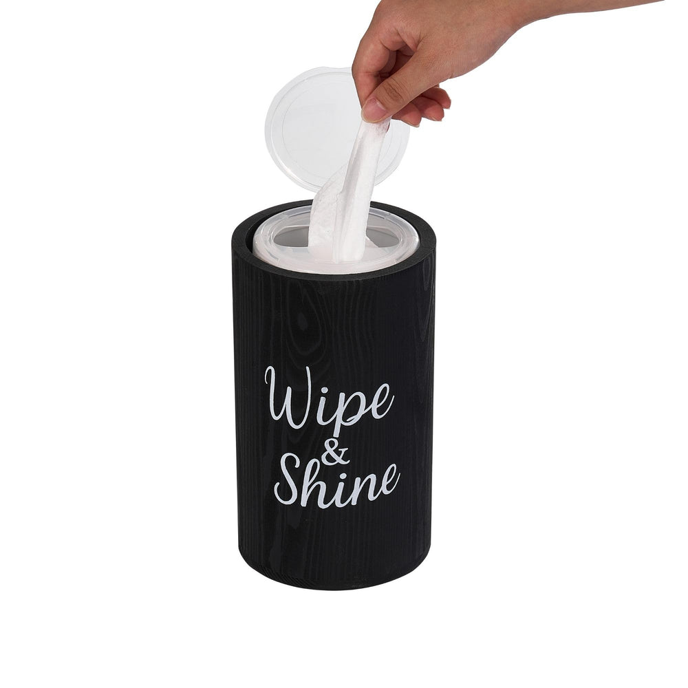 GoFika wood disinfecting wipe dispenser farmhouse-styled—great gift for organizers and hostesses.