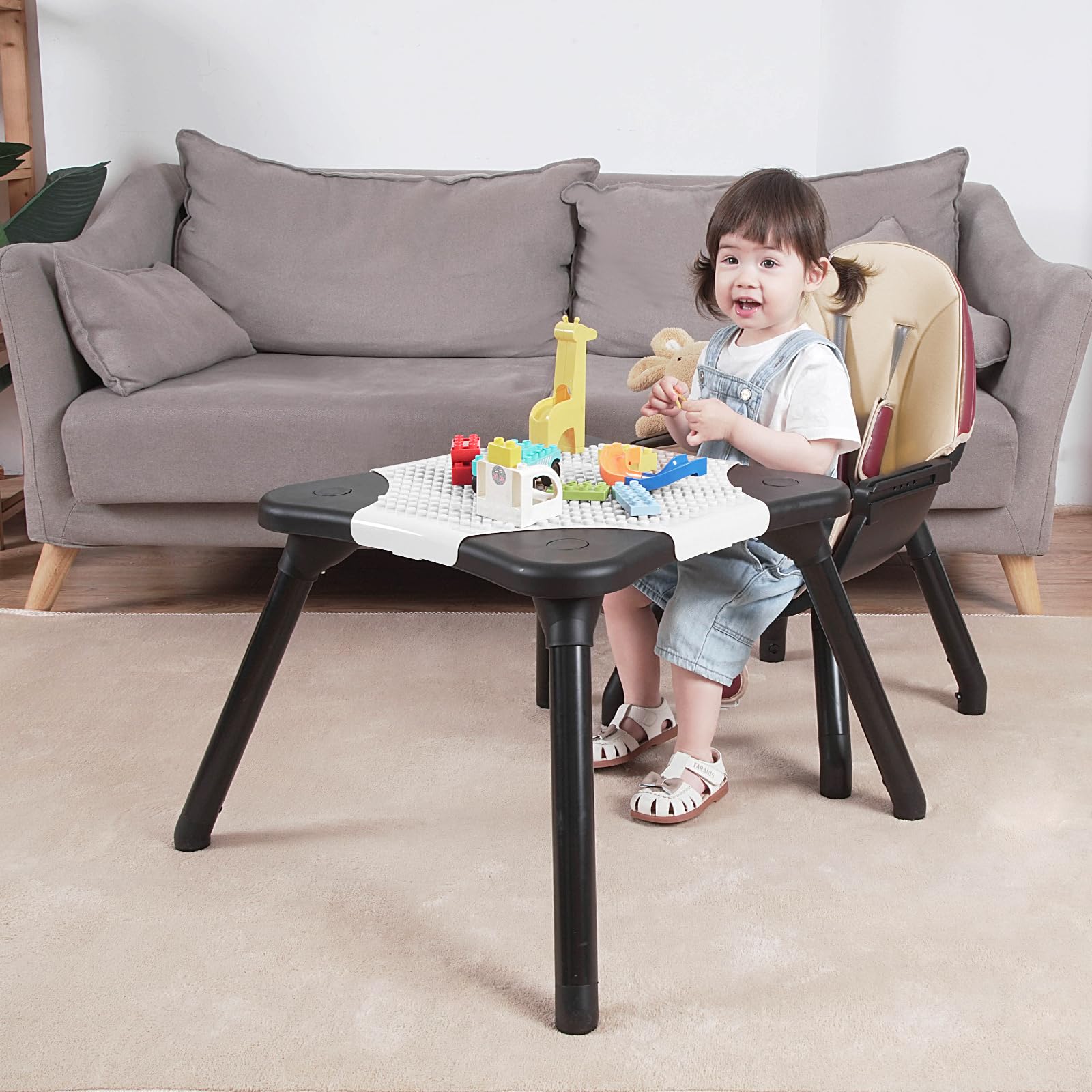 GoFirst eco-friendly materials for a non-toxic baby high chair
