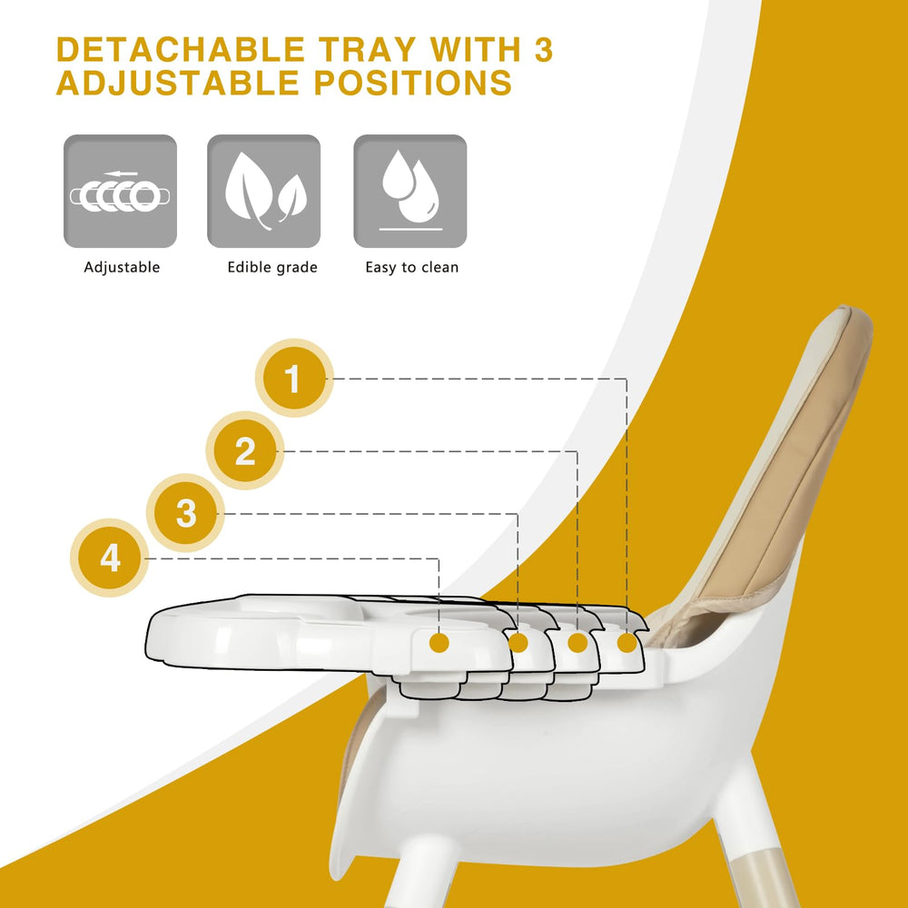 GoFirst multi-function table-chair set supports growth from baby to toddler.