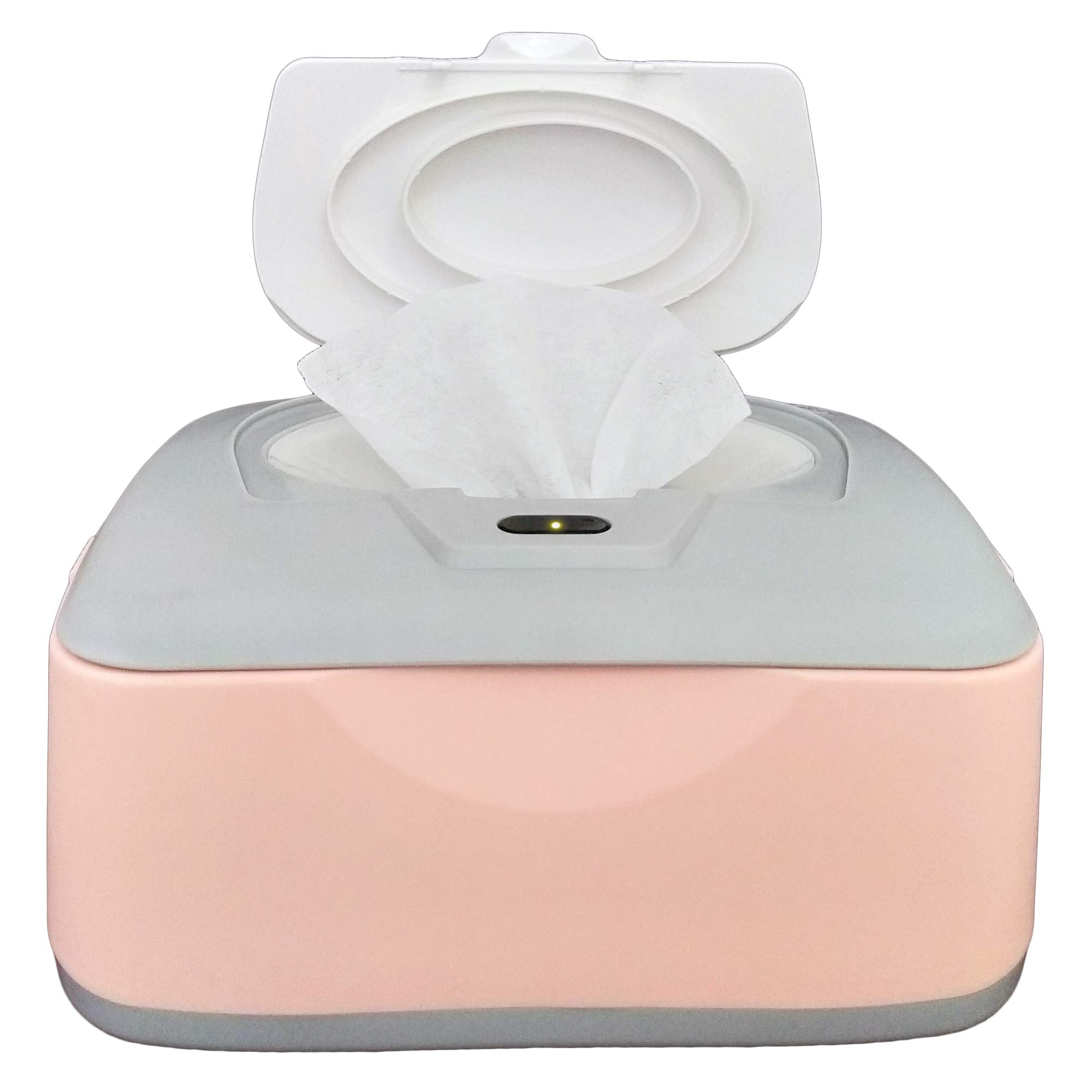 GOGO pure baby wipe warmer with on/off switch for quick, gentle warming at diaper changes.