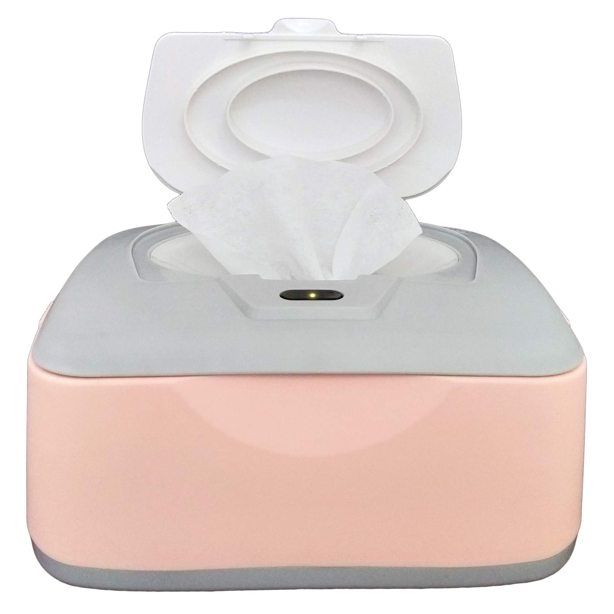 GOGO pure baby wipe warmer with on/off switch for quick, gentle warming at diaper changes.