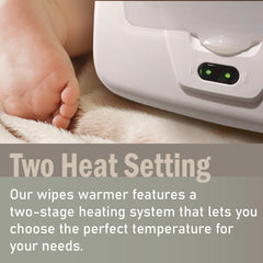 GOGO Pure 100-wipe capacity compartment with viewing window showing remaining wipes