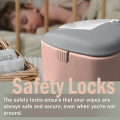 GOGO pure warm wipes design maintains comfortable temperature for soothing baby routines.