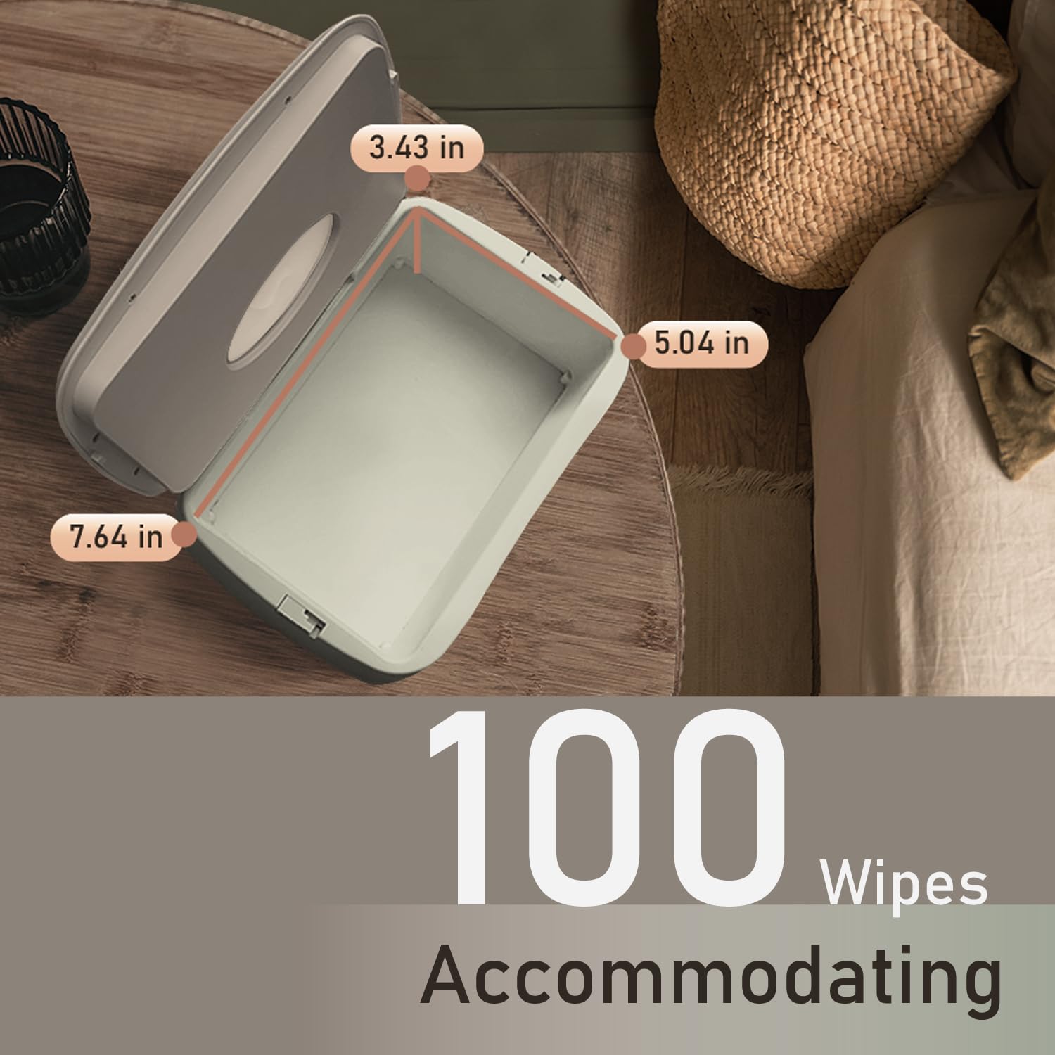 GOGO pure wipe warmer 100-wipe capacity for family use