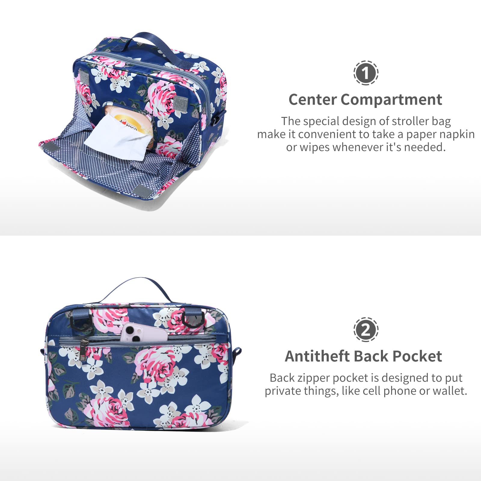 GOGOSO convertible with shoulder straps for hands-free carry.