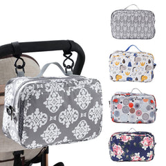 GOGOSO diaper bag with multi-pocket layout keeps essentials organized for on-the-go parenting.