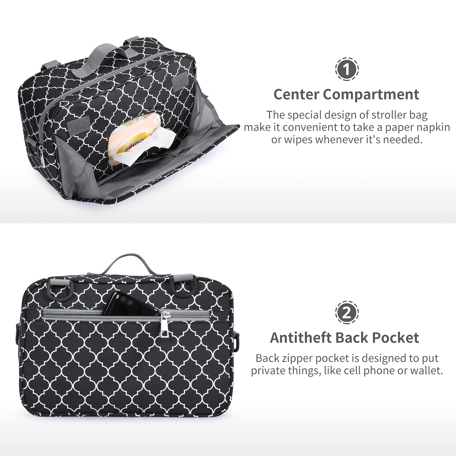 GOGOSO universal fit for most strollers ensures quick setup