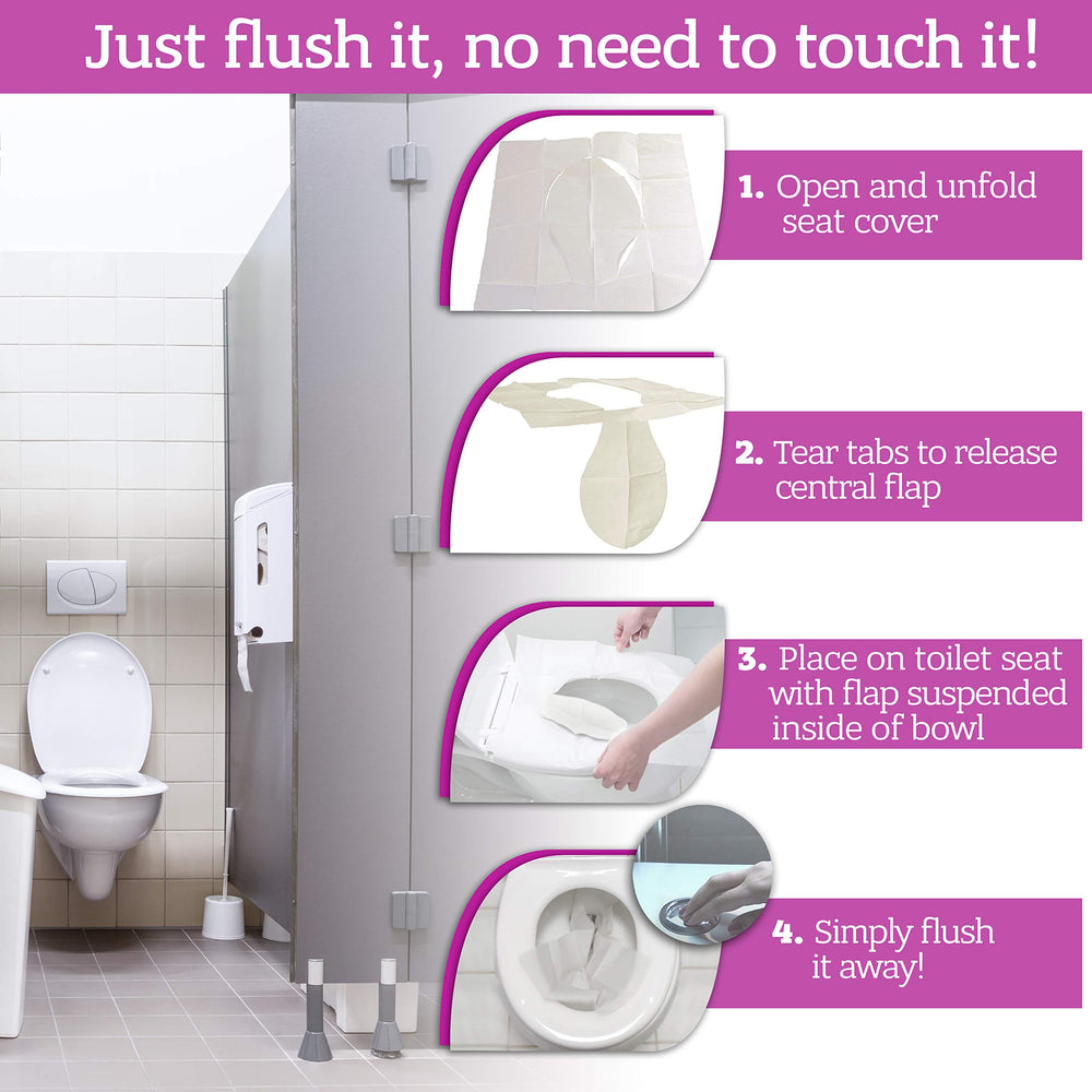 GoHygiene XL travel pack inside view reveals four packs plus one free