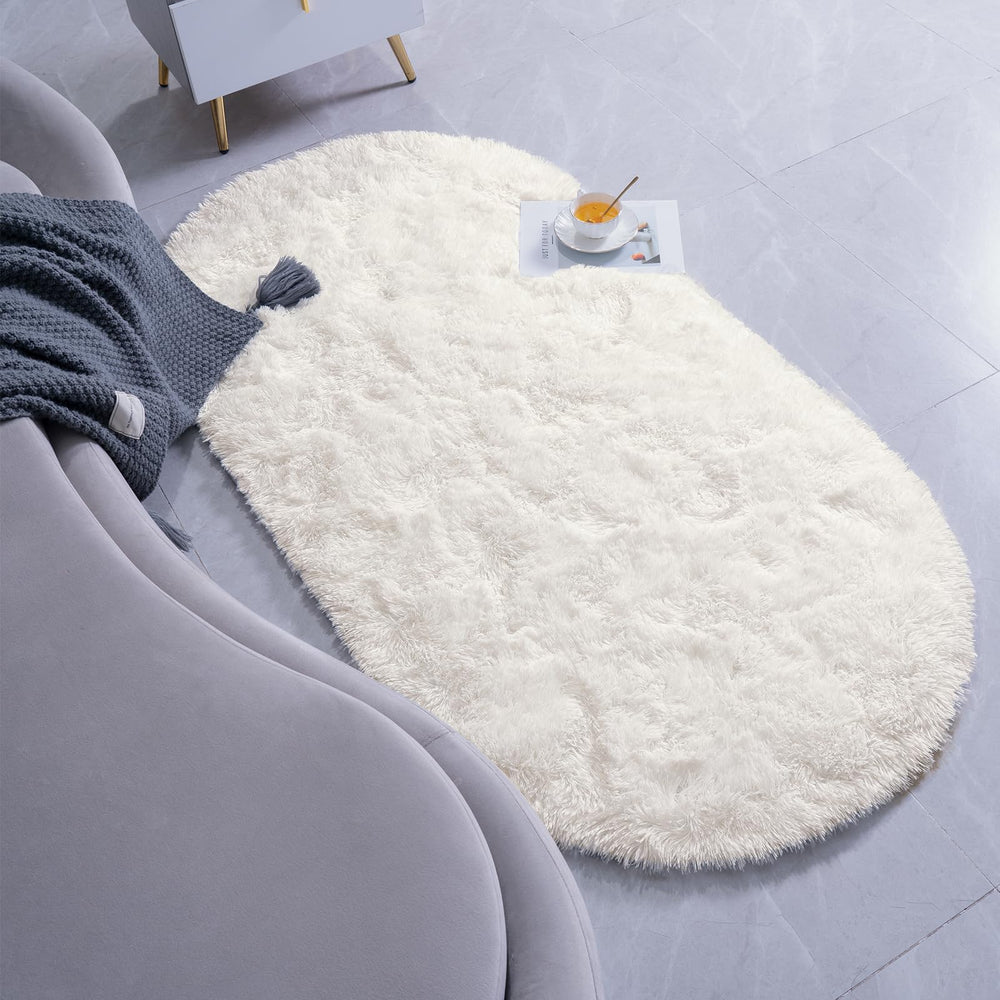 Goideal rug with non-slip bottom keeps kids safe on hard floors.
