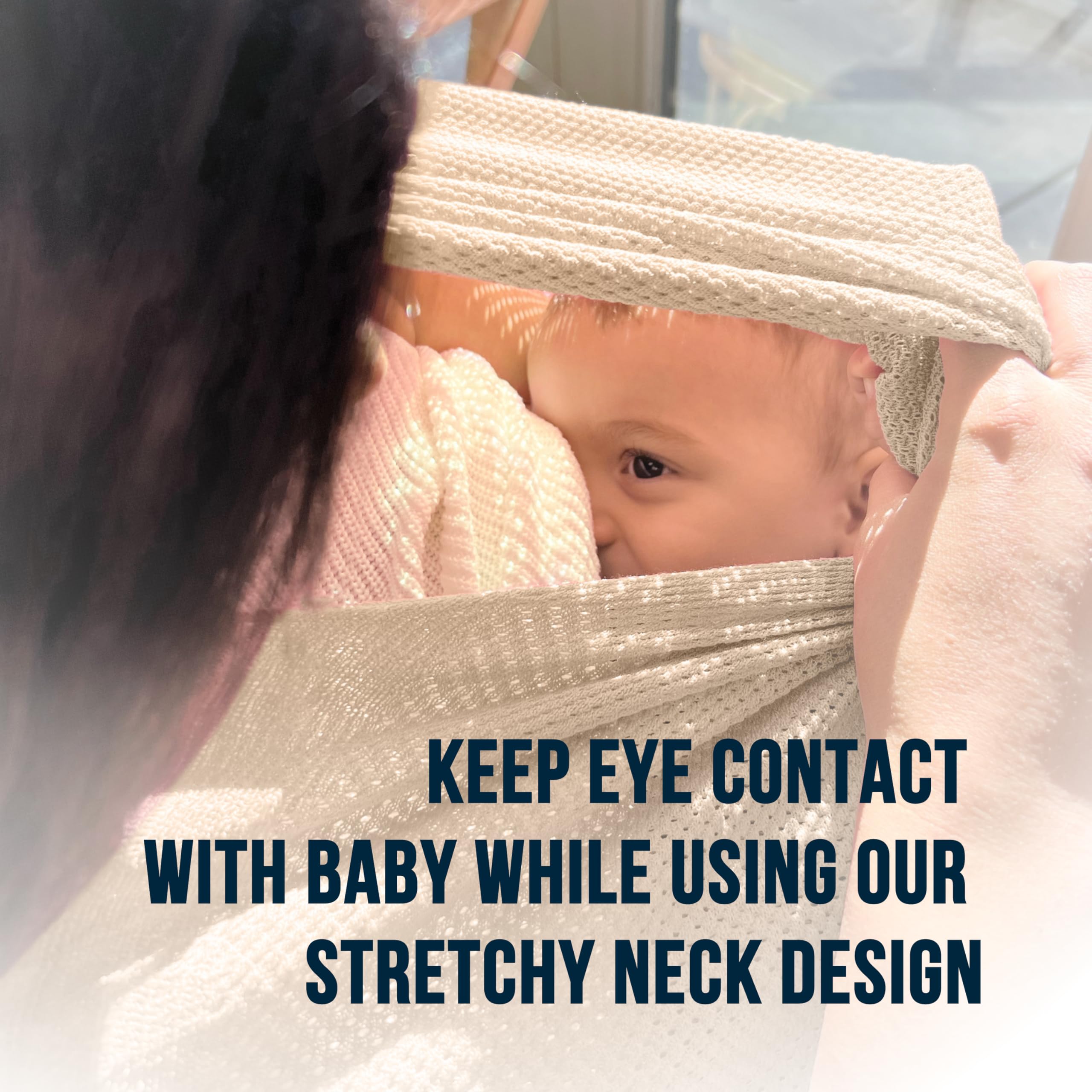 Gold Mamas breathable nursing cover stylish design communicates chic yet functional mom essential