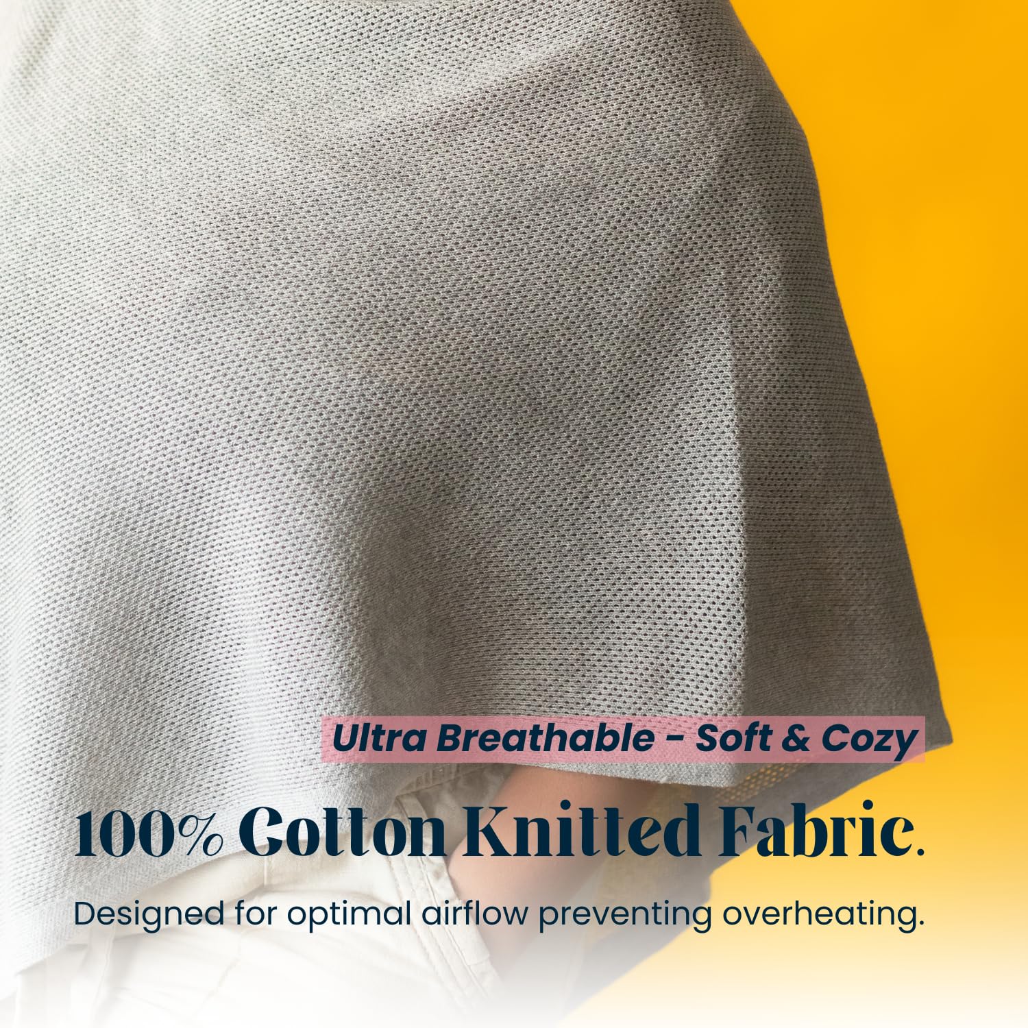Gold Mamas Ponchy easy-care cotton delivers breathable comfort across seasons.