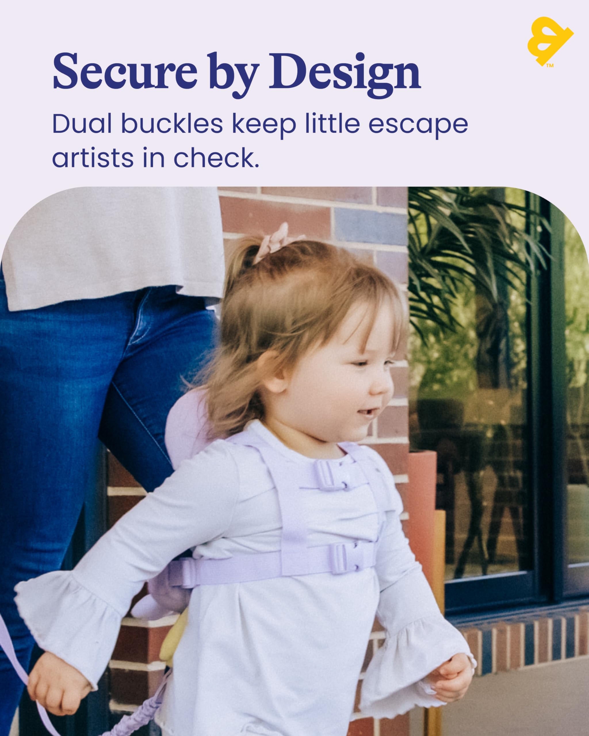 GoldBug Owl harness in-use during a park outing emphasizes close supervision.