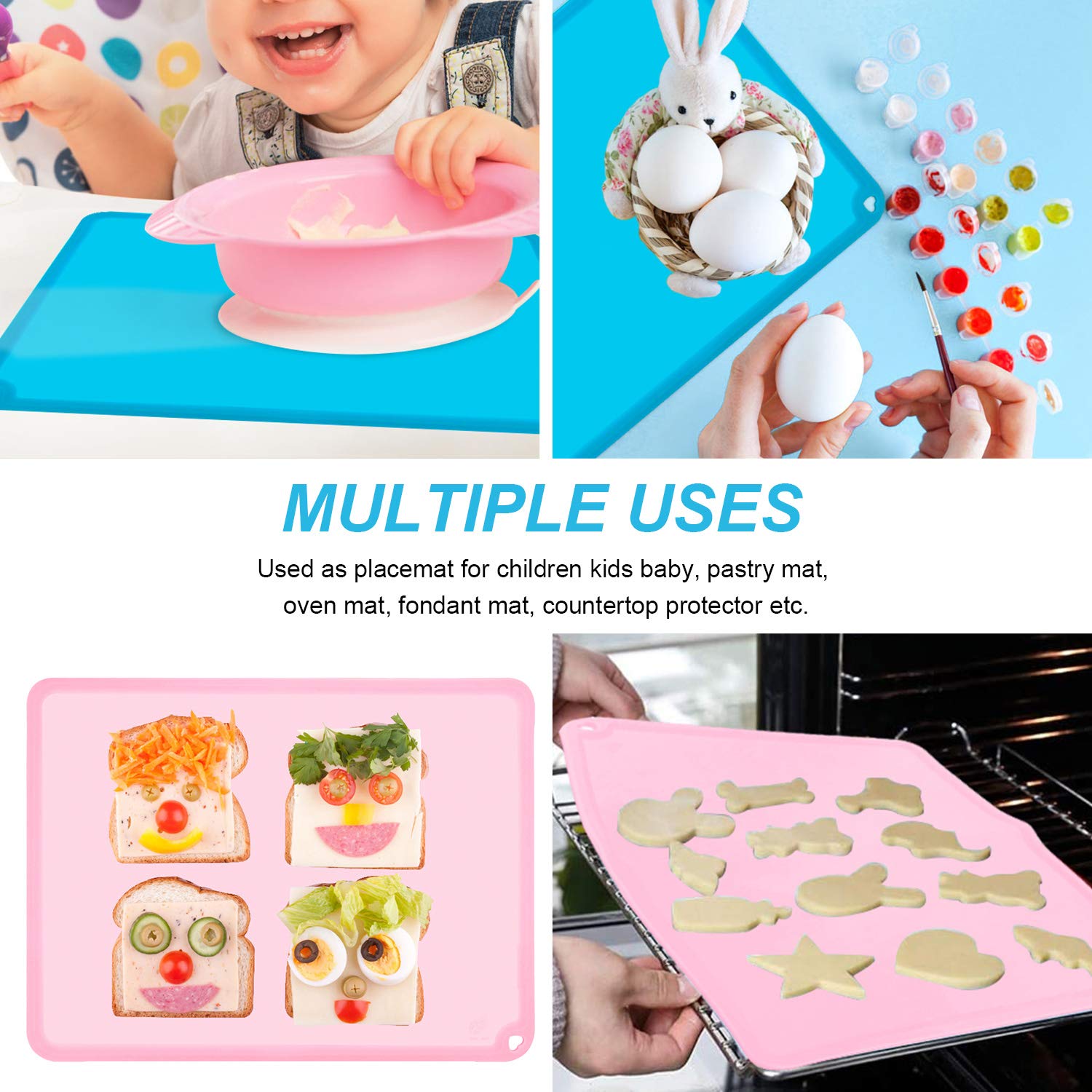 Goldleaf non-slip placemats dishwasher-safe for quick cleanup