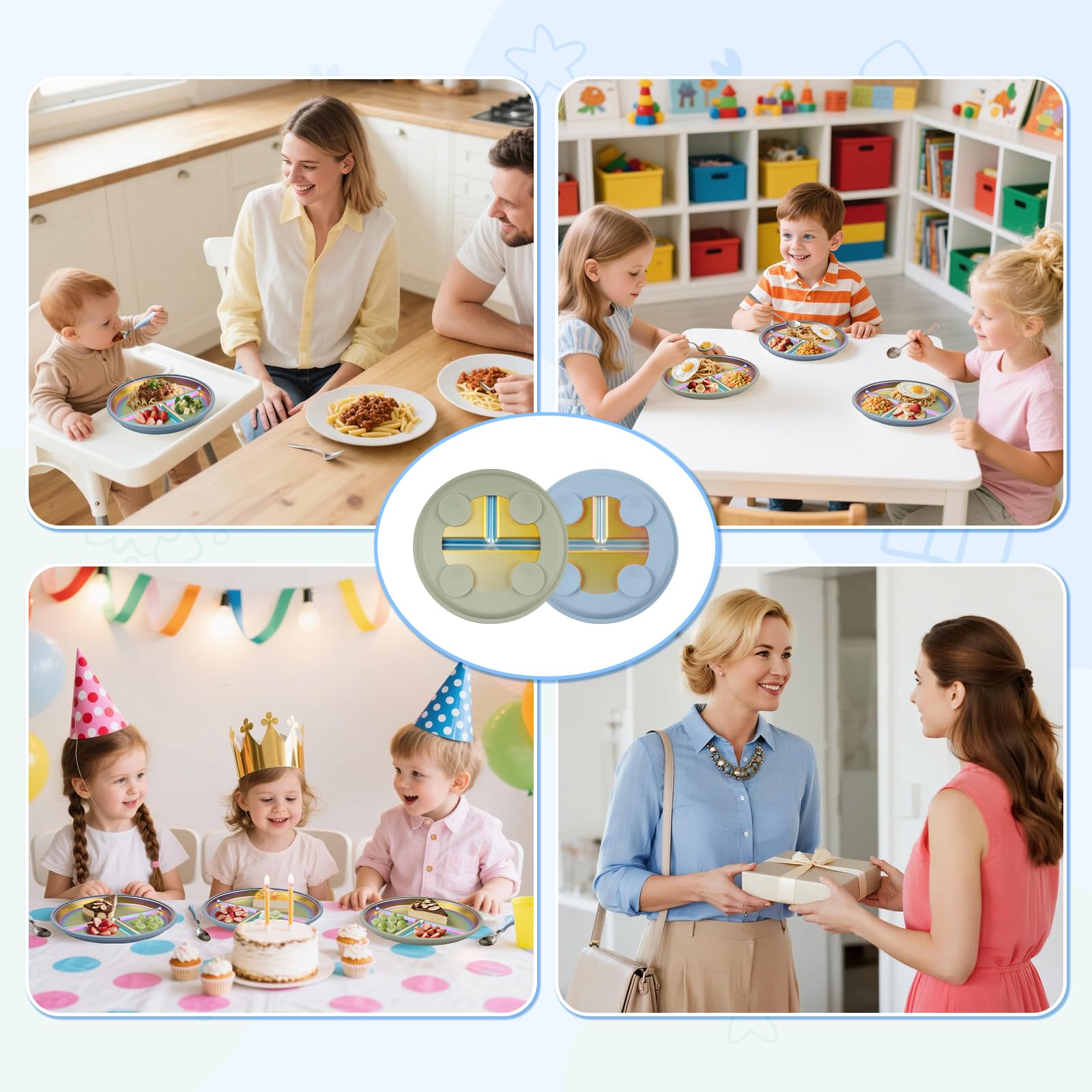 Goldusk gift packaging idea suggests a practical, thoughtful baby shower present.