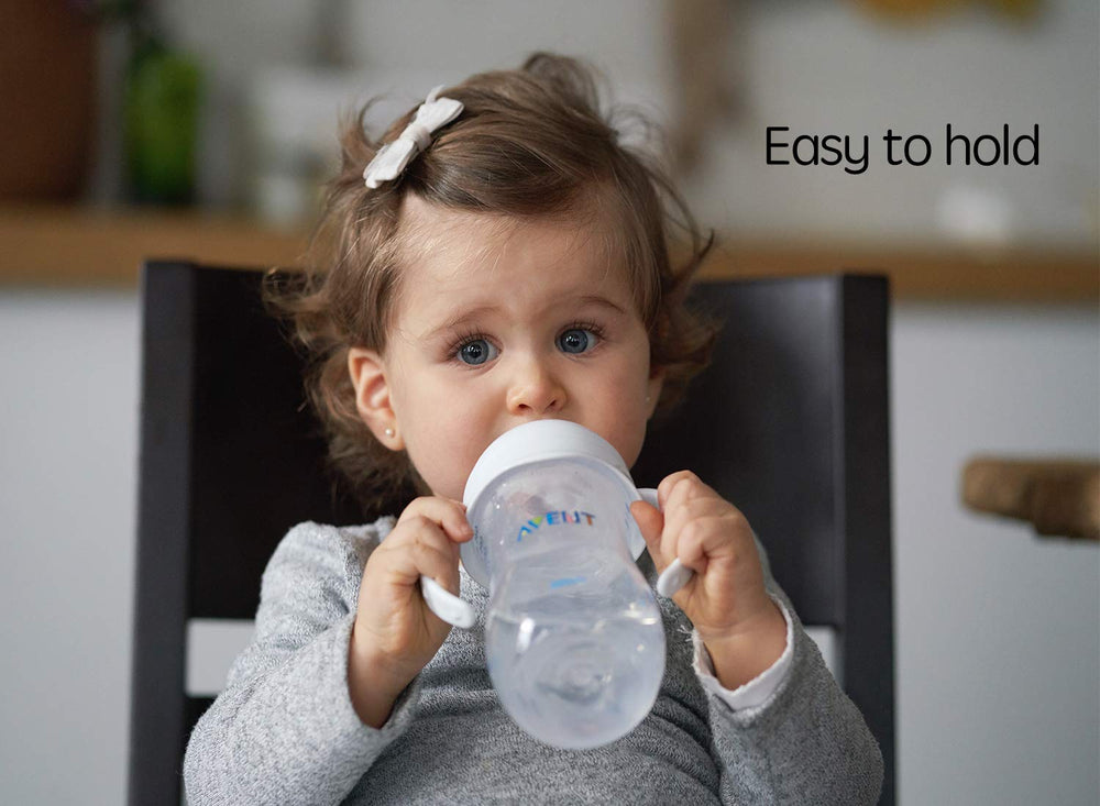 GOLOHO soft-grip bottle handles help tiny hands hold bottles better