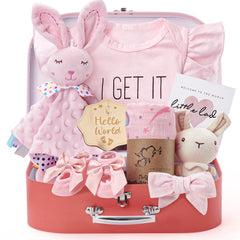 Golray bunny gift set suitcase shows storage-ready design and gift box