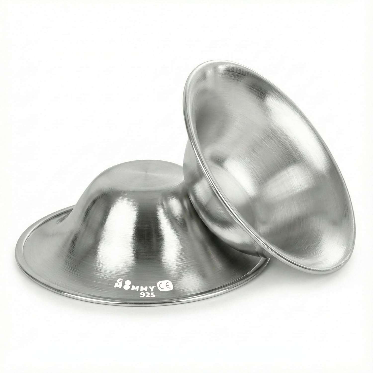 GoMommy silver nipple shields packaging, ideal for gifting and hospital bag prep